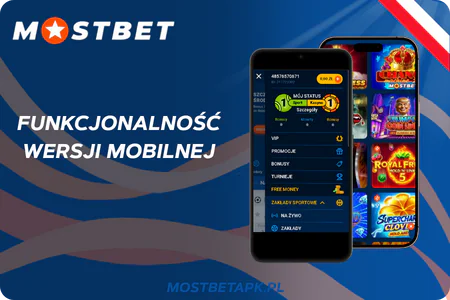 Funkcje w wersji mobilnej most bet APK