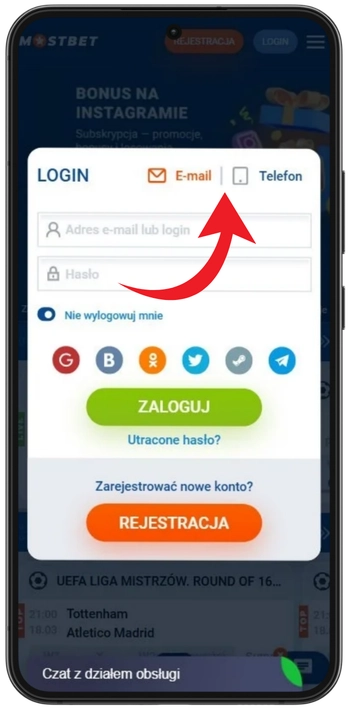 Mostbet Kasyno logowanie